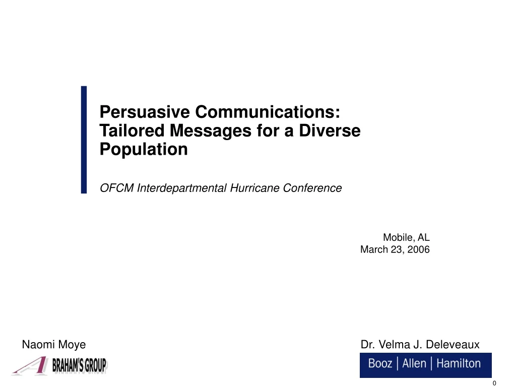 persuasive communications tailored messages
