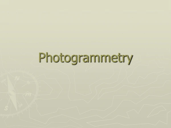 Photogrammetry