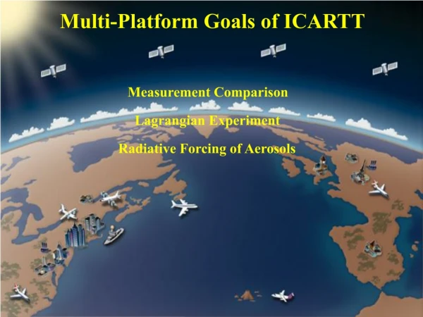 Multi-Platform Goals of ICARTT