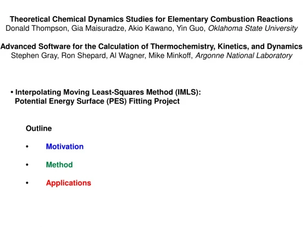 Theoretical Chemical Dynamics Studies for Elementary Combustion Reactions