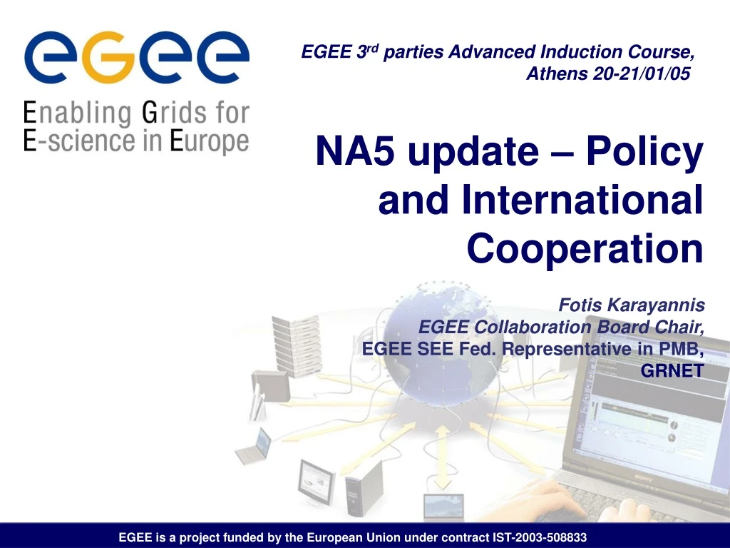 na5 update policy and international cooperation