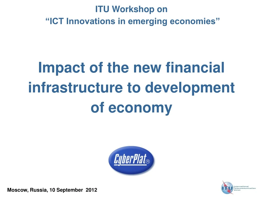 itu workshop on ict innovations in emerging