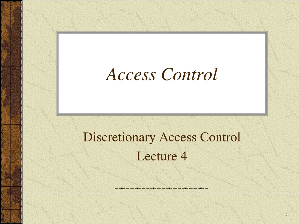 access control