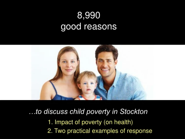…to discuss child poverty in Stockton