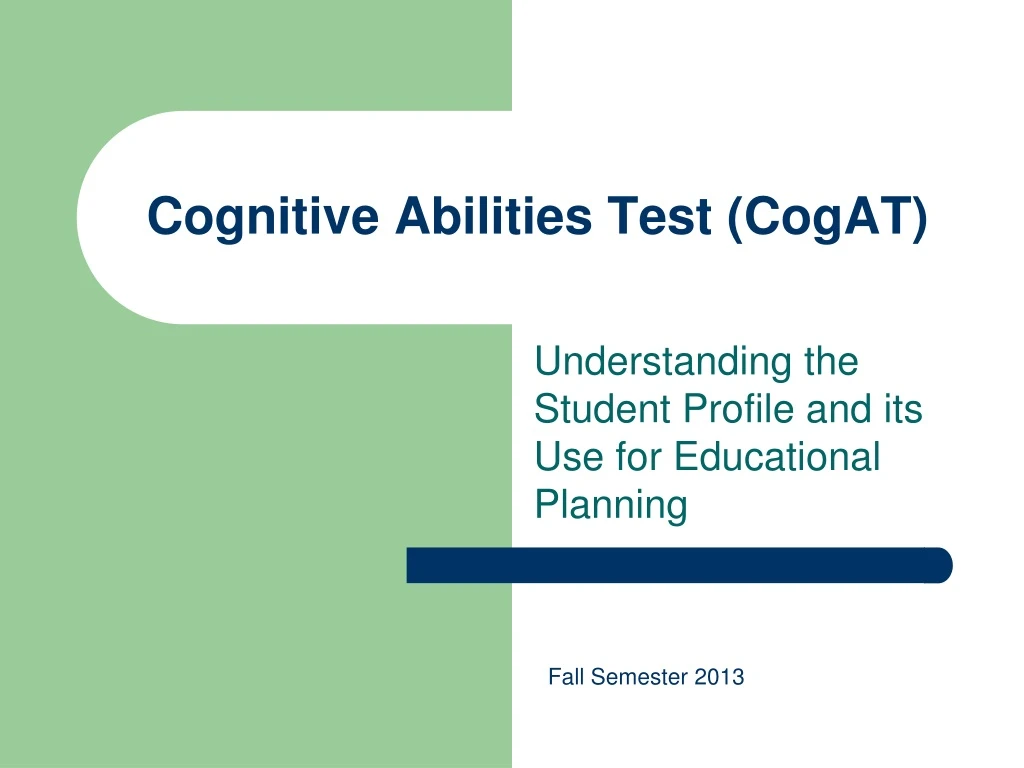 cognitive abilities test cogat