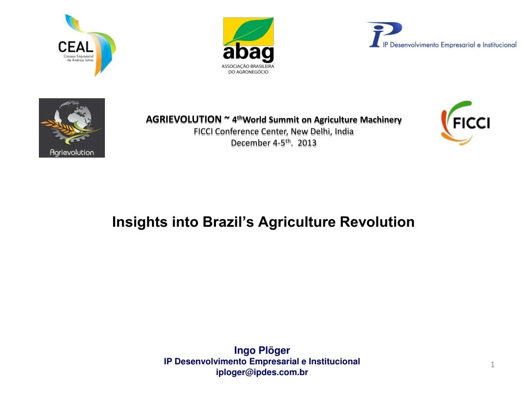 insights into brazil s agriculture revolution