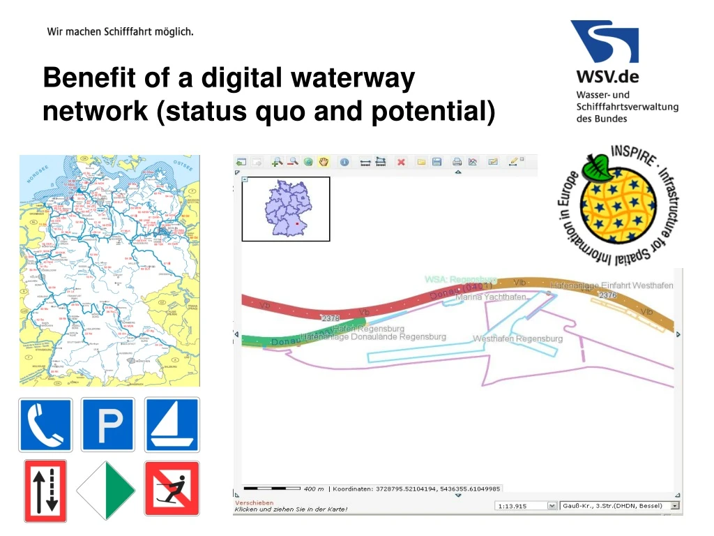 benefit of a digital waterway network status quo and potential