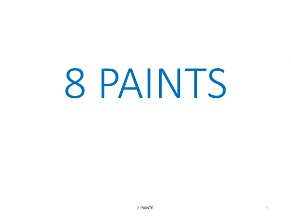 8 PAINTS