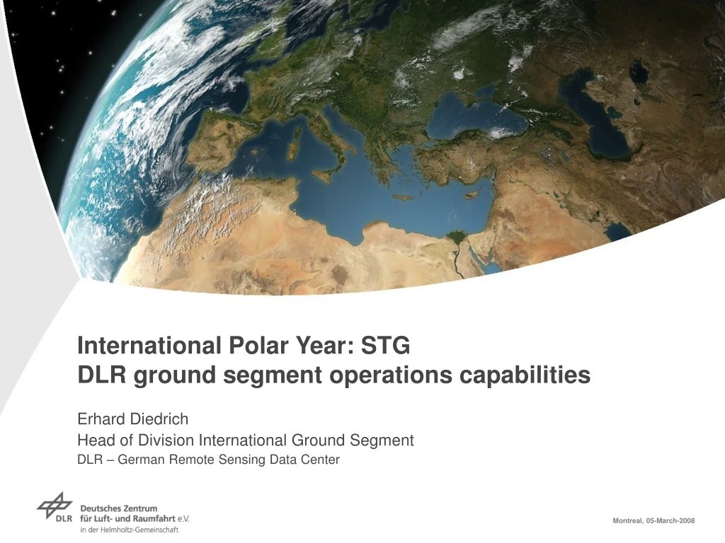 international polar year stg dlr ground segment