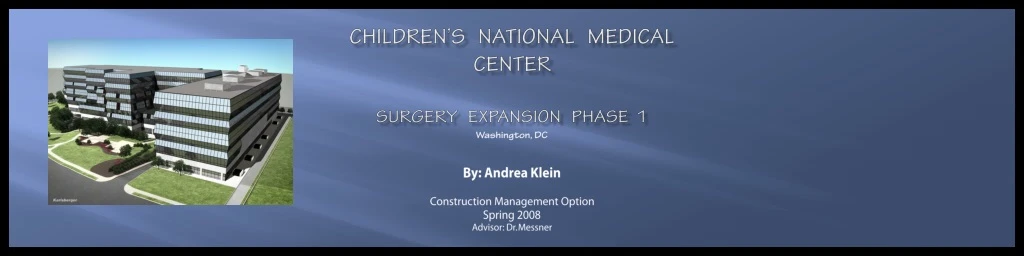 children s national medical center surgery expansion phase 1