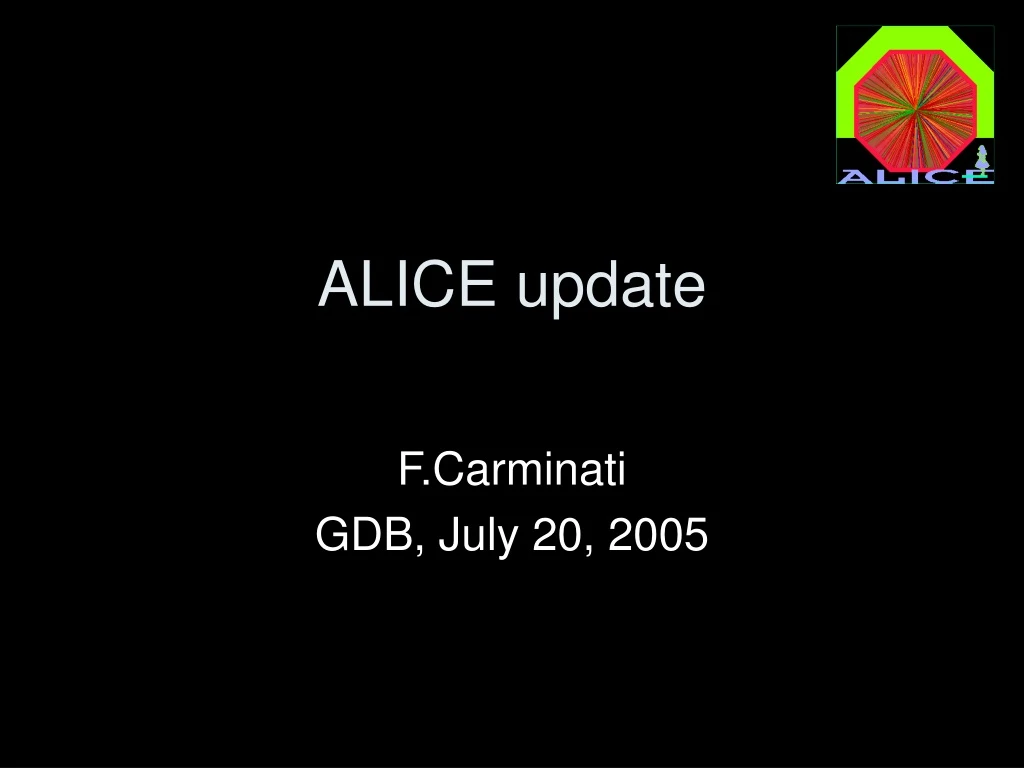 alice update