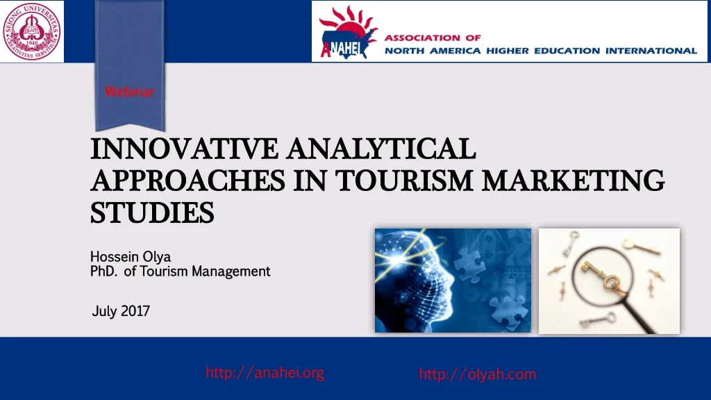 innovative analytical approaches in tourism marketing studies