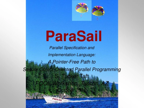 Parallel Specification and  Implementation Language: A Pointer-Free Path to