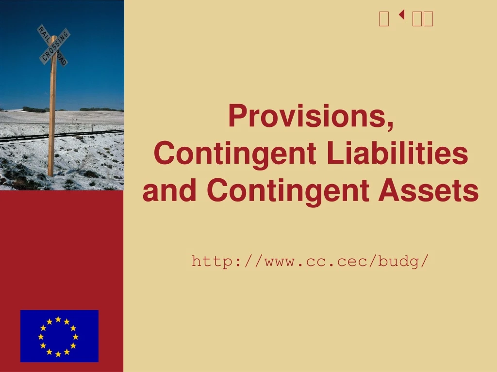 provisions contingent liabilities and contingent assets