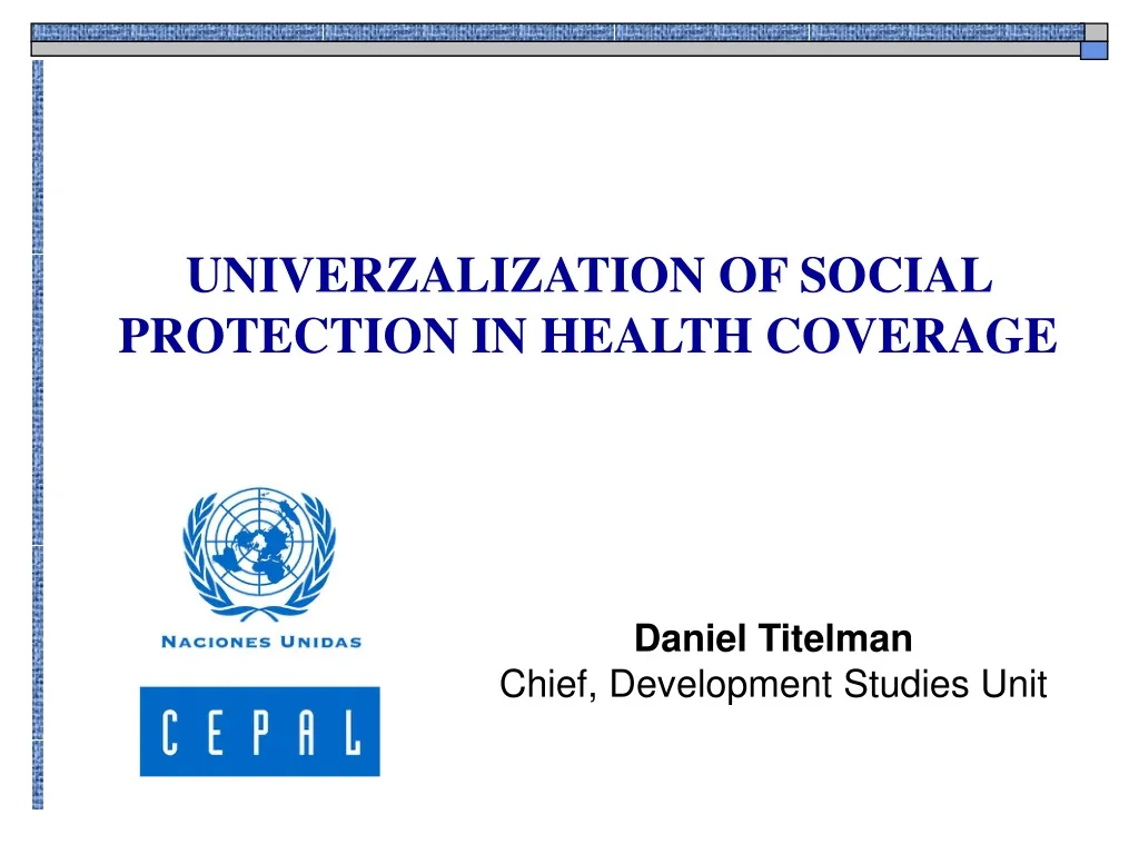 univerzalization of social protection in health coverage