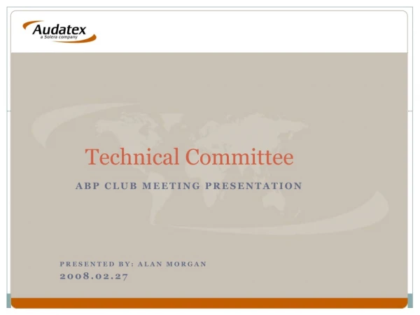 Technical Committee