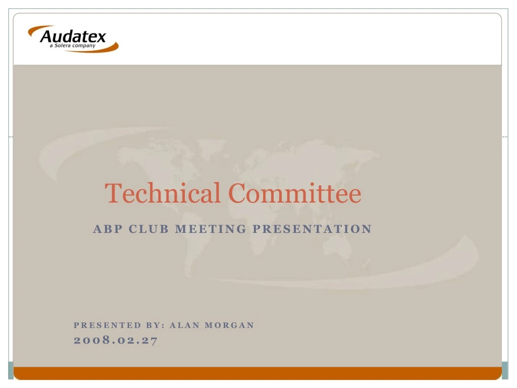 technical committee