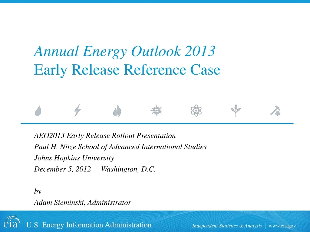 annual energy outlook 2013 early release reference case