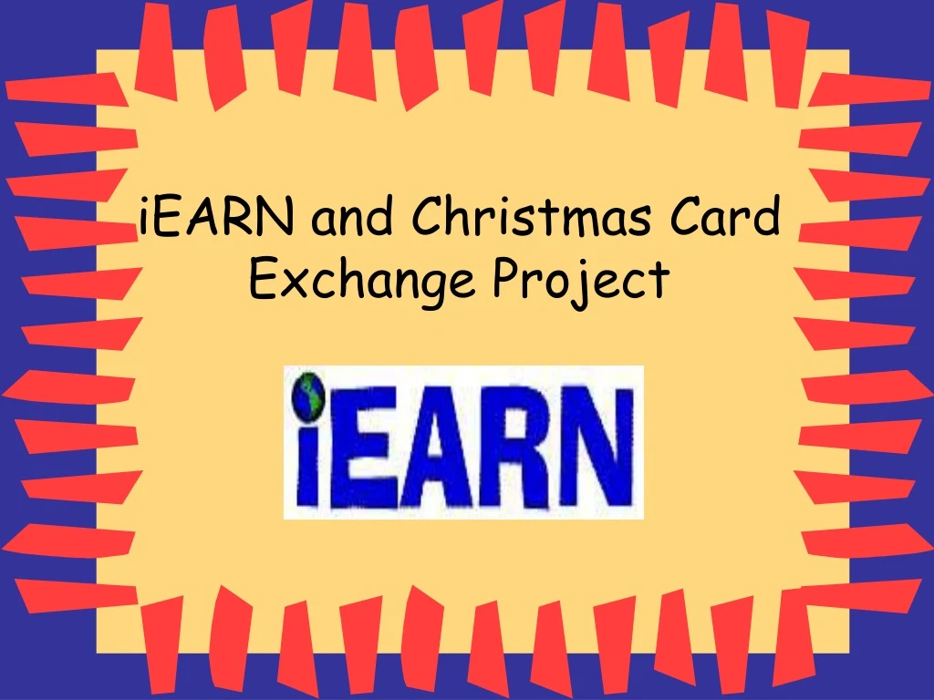 iearn and christmas card exchange project