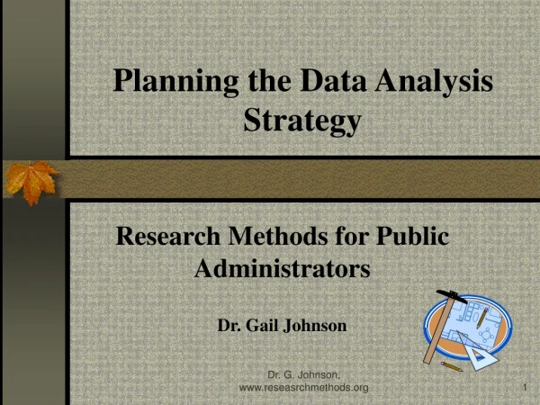 Planning the Data Analysis Strategy