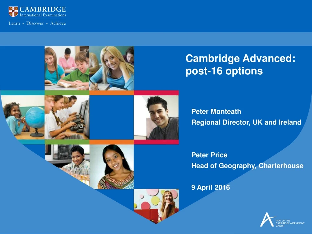 cambridge advanced post 16 options