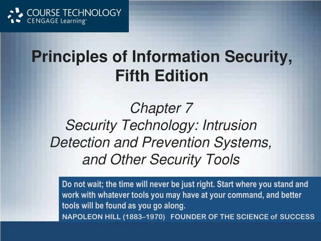 principles of information security fifth edition