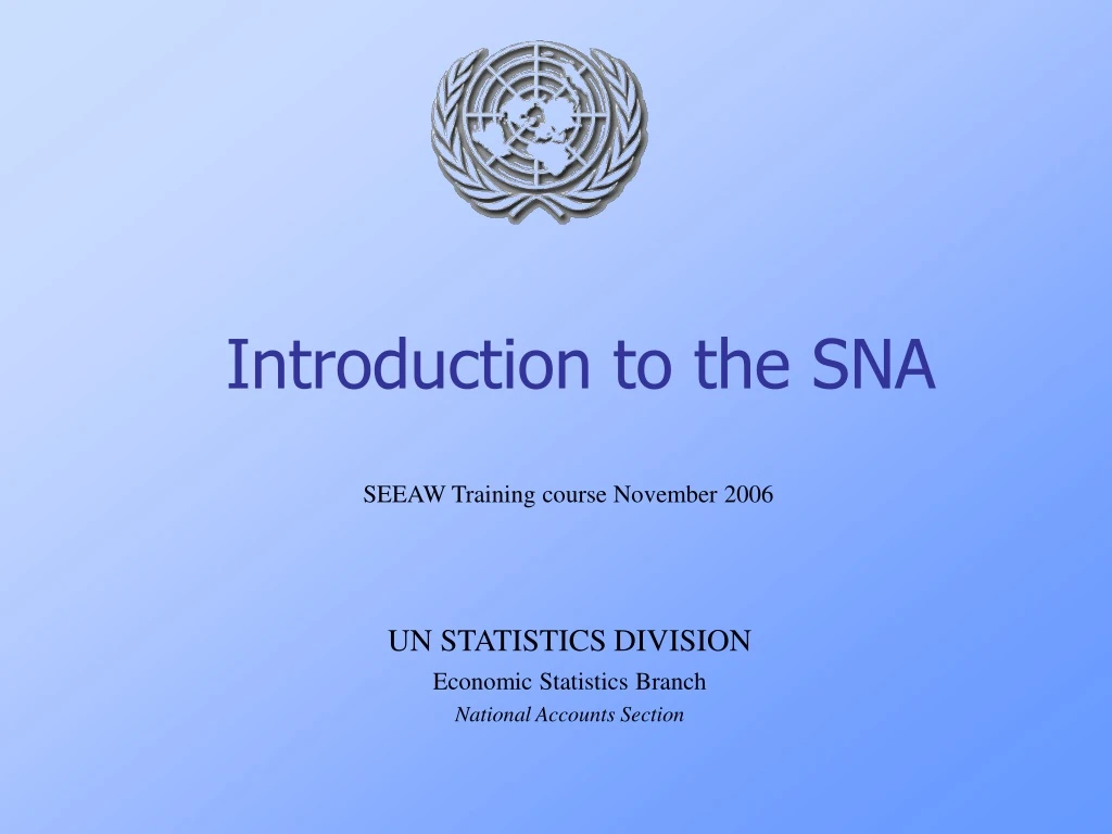 introduction to the sna