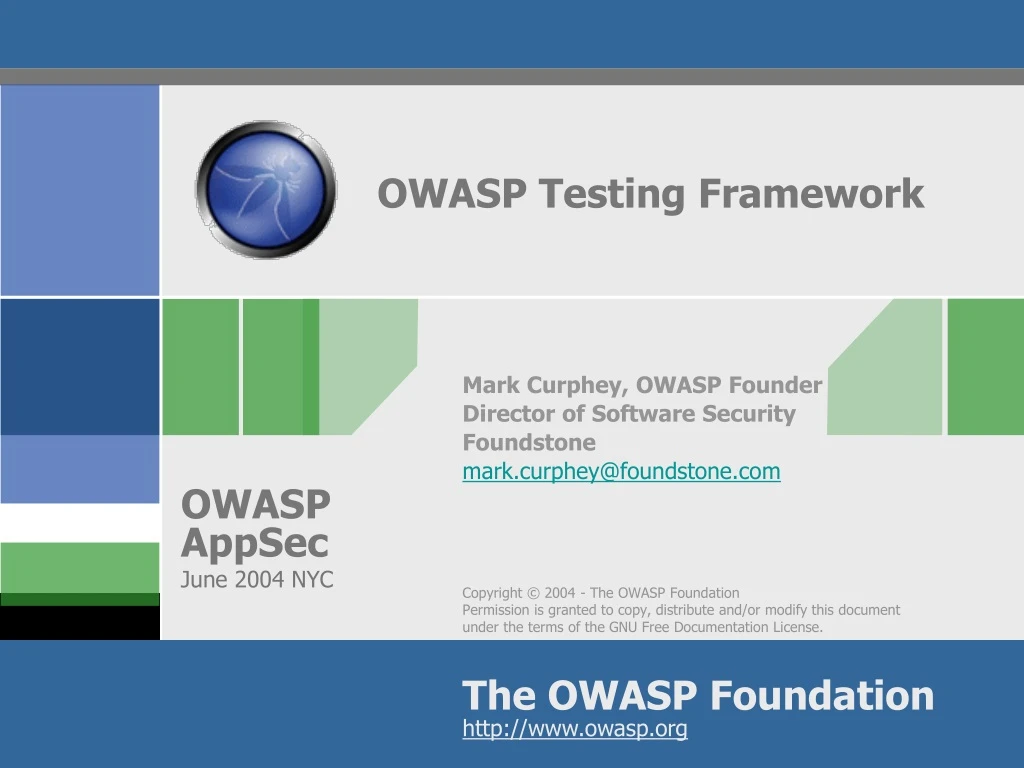 owasp testing framework
