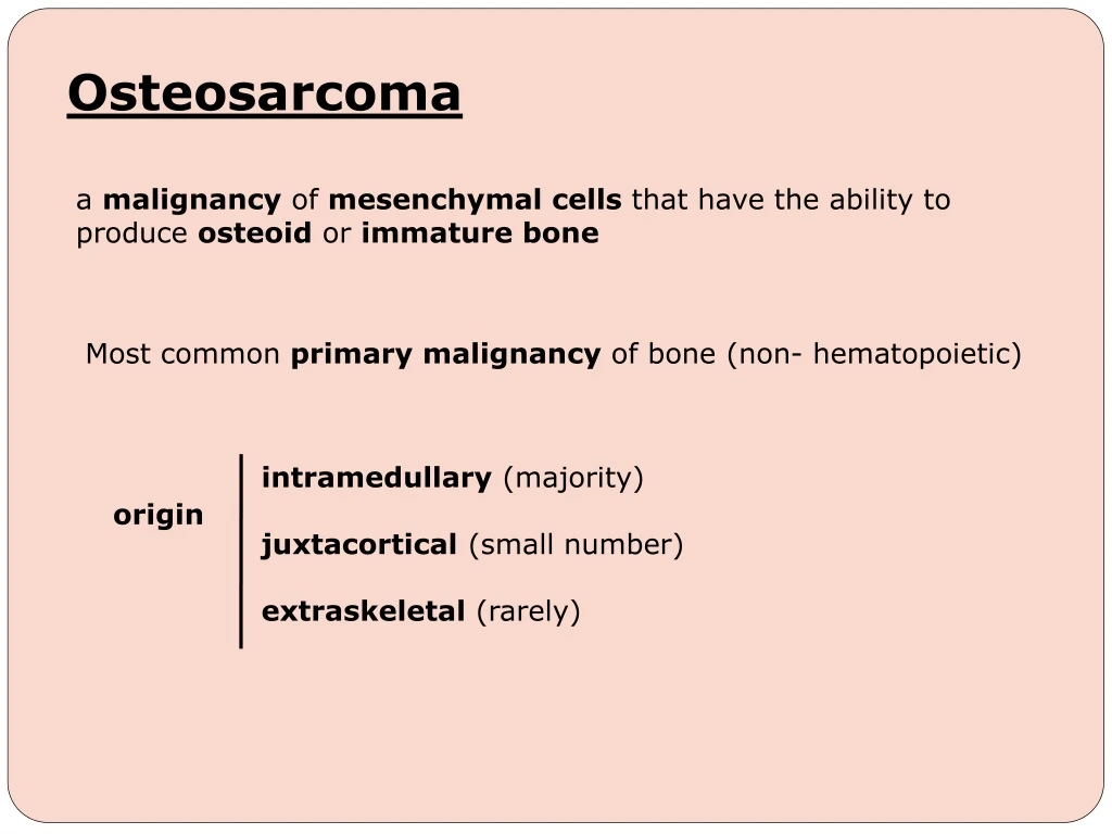 osteosarcoma