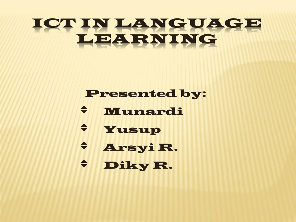 ict in language learning