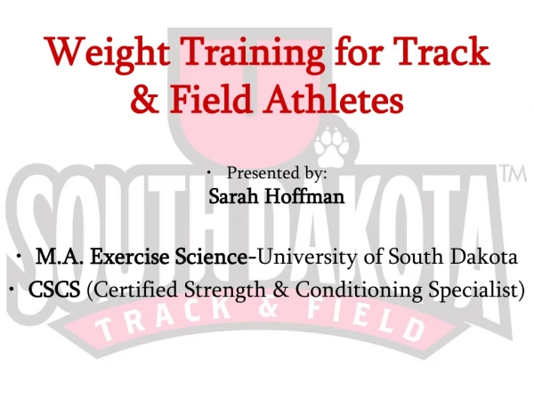 Weight Training for Track &amp; Field Athletes