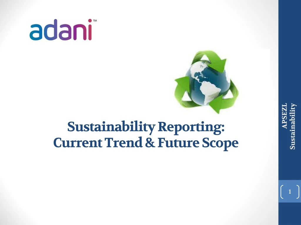 sustainability reporting current trend future scope