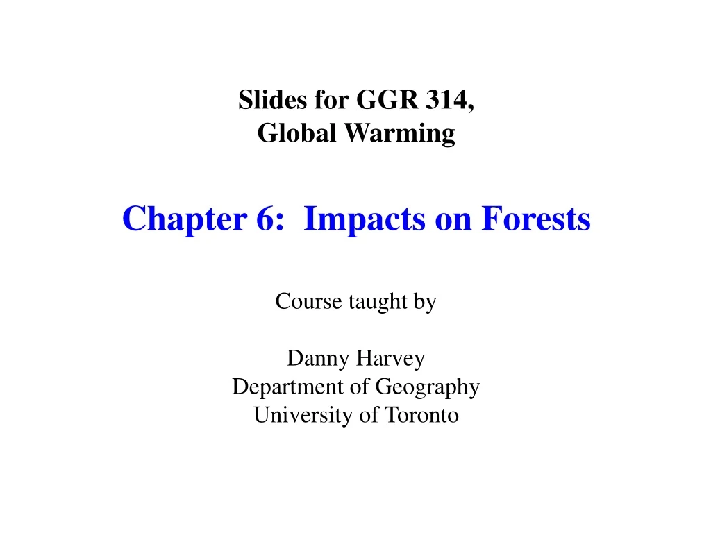 slides for ggr 314 global warming chapter