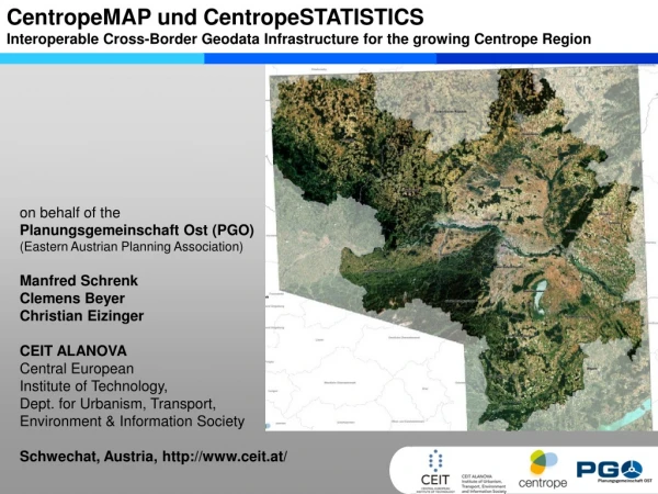 on behalf of the Planungsgemeinschaft Ost (PGO) (Eastern Austrian Planning Association)