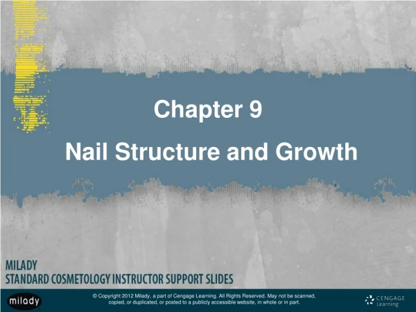Chapter 9 Nail Structure and Growth