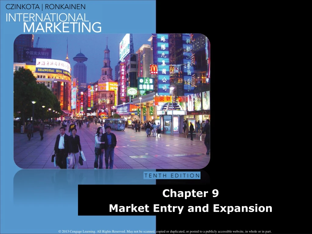 chapter 9 market entry and expansion