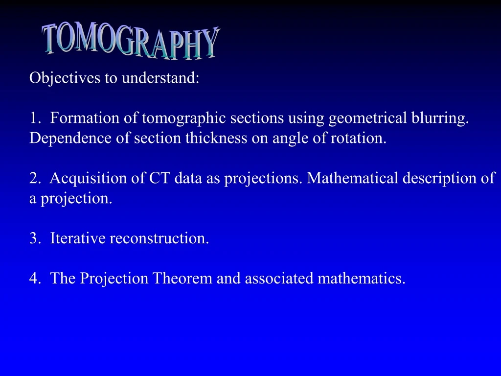 tomography