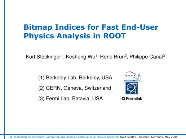 Bitmap Indices for Fast End-User Physics Analysis in ROOT
