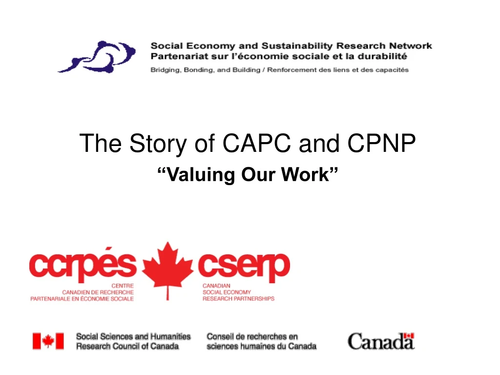 the story of capc and cpnp valuing our work