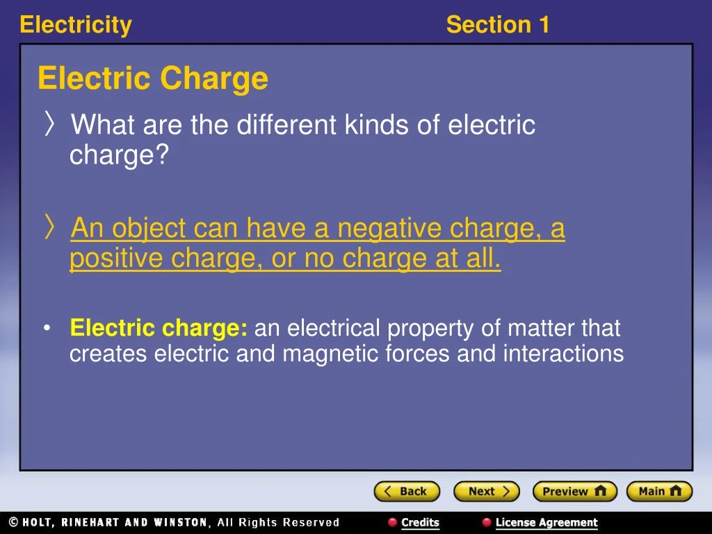 electric charge