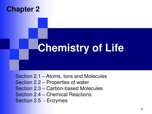 Chemistry of Life