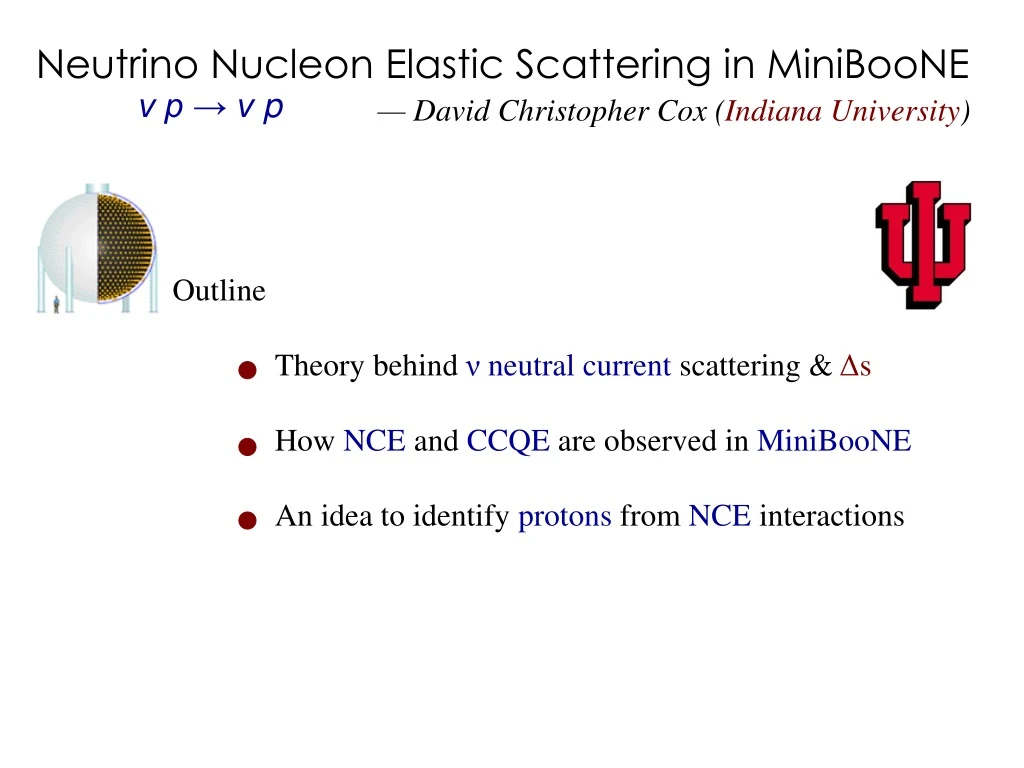 outline theory behind neutral current scattering