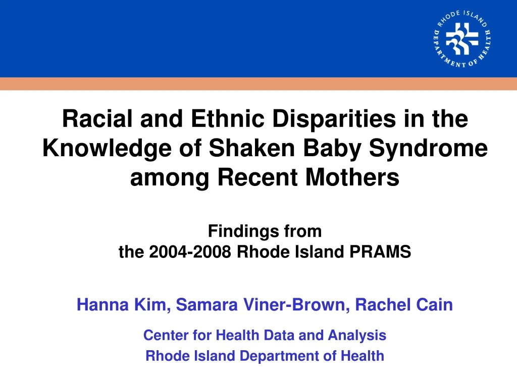 racial and ethnic disparities in the knowledge