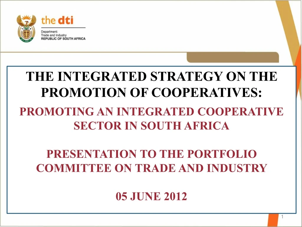 the integrated strategy on the promotion