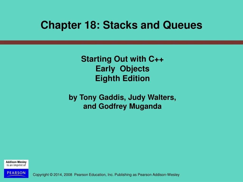 chapter 18 stacks and queues
