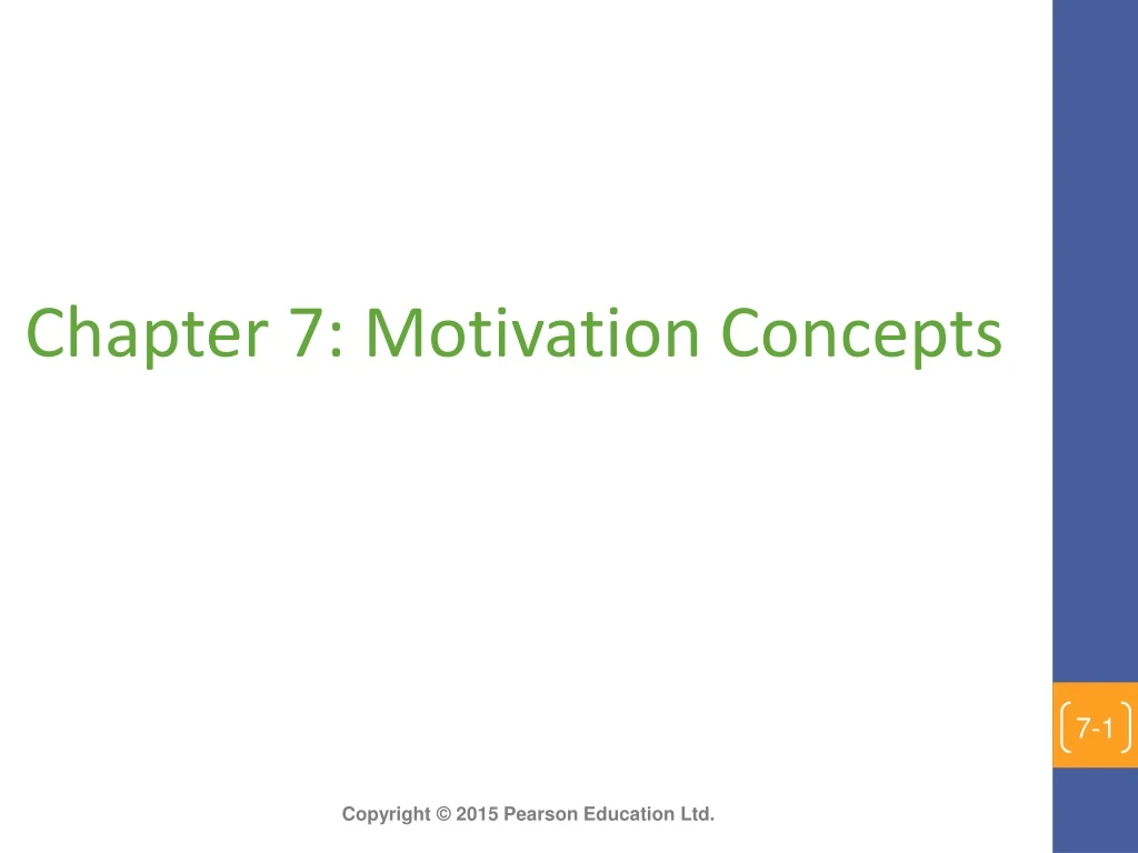 chapter 7 motivation concepts