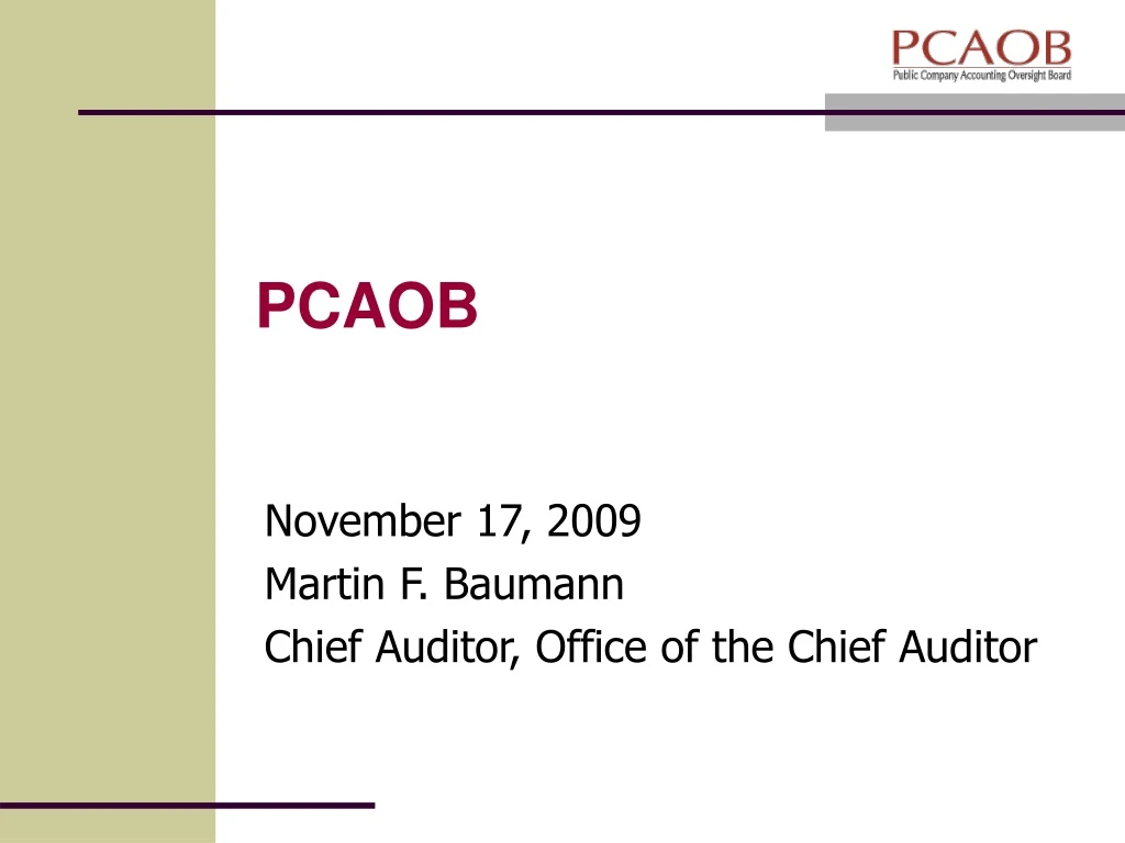 pcaob