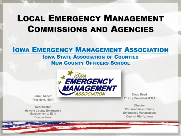 Local Emergency Management Commissions and Agencies