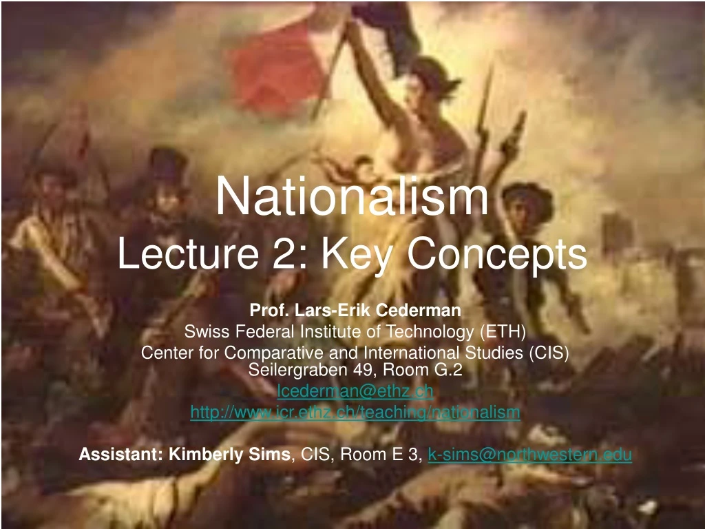 nationalism lecture 2 key concepts