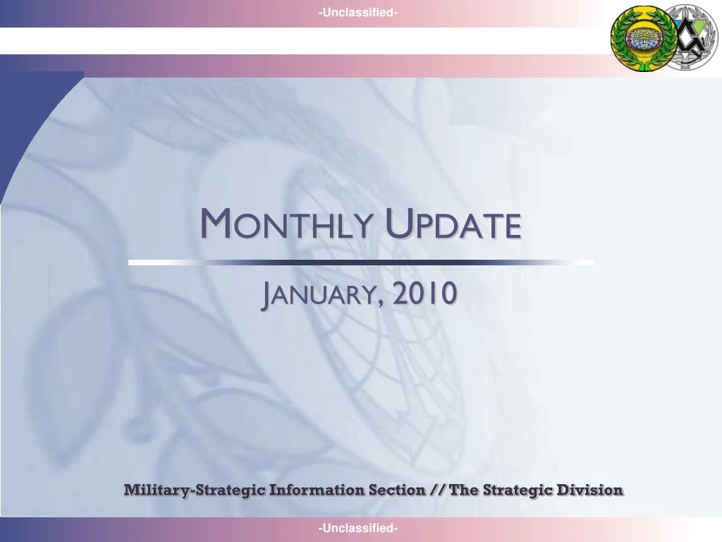 military strategic information section